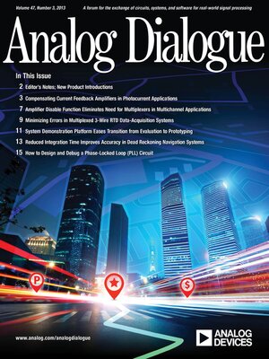 cover image of Analog Dialogue, Volume 47, Number 3